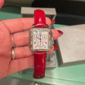 Michele deco carousel gem watch
